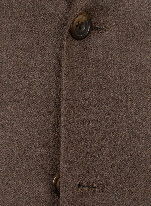 Brown Flannel Wool Suit - Special Offer
