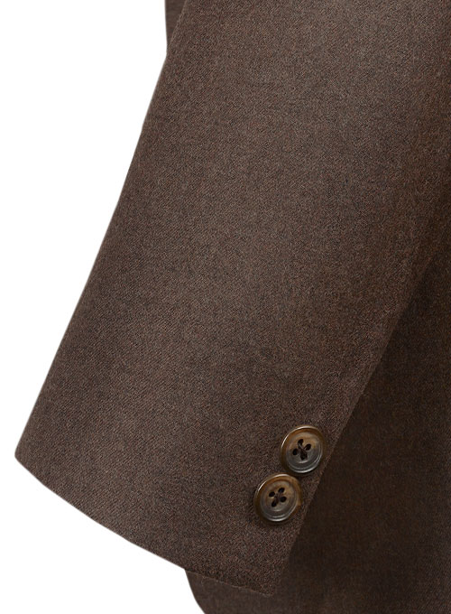 Brown Flannel Wool Suit - Special Offer