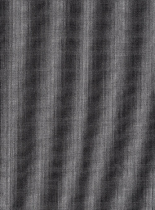 Caviar Weave Light Gray Wool Suit