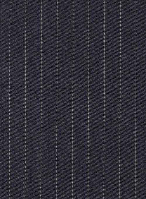 Chalkstripe Wool Dark Blue Suit