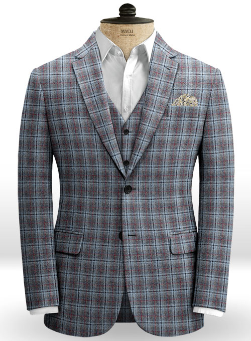 Country Gray Tweed Suit
