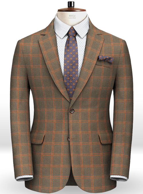 Light Weight Dingle Brown Tweed Suit