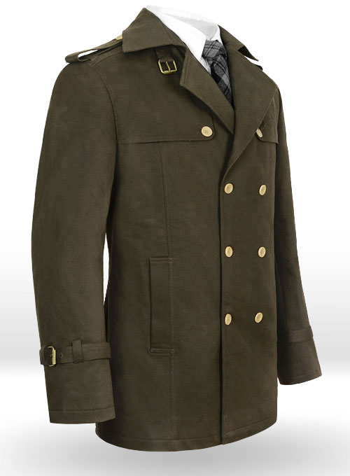 Dark Olive Stretch Chino Ranger Sports Coat