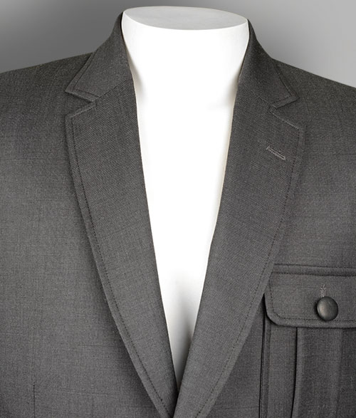 Evoq Dk Gray Pure Wool Danish Style Sports Coat