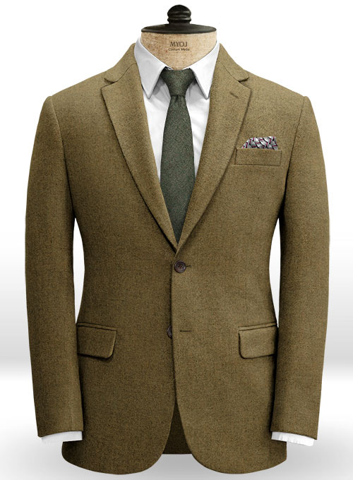 Melange Brown Feather Tweed Suit