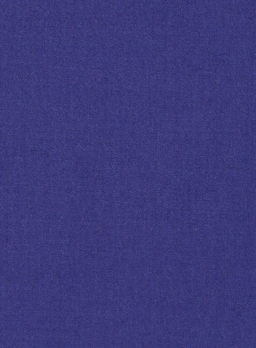 Fizz Blue Flannel Wool Jacket - 40R