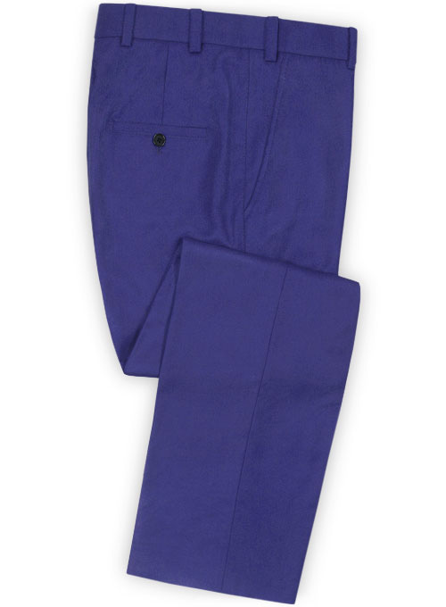 Fizz Blue Flannel Wool Suit - Special Offer