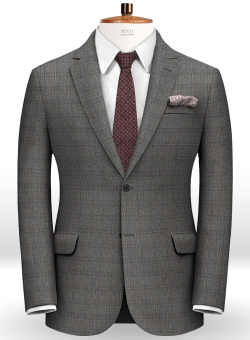 Glen Wool Gray Suit