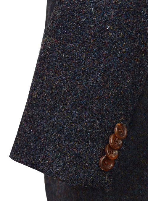 Harris Tweed Melange Blue Suit