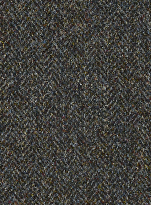 Harris Tweed Ridge Blue Herringbone Suit