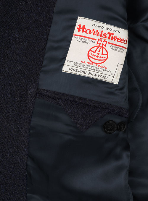 Harris Tweed Dark Blue Twill Jacket