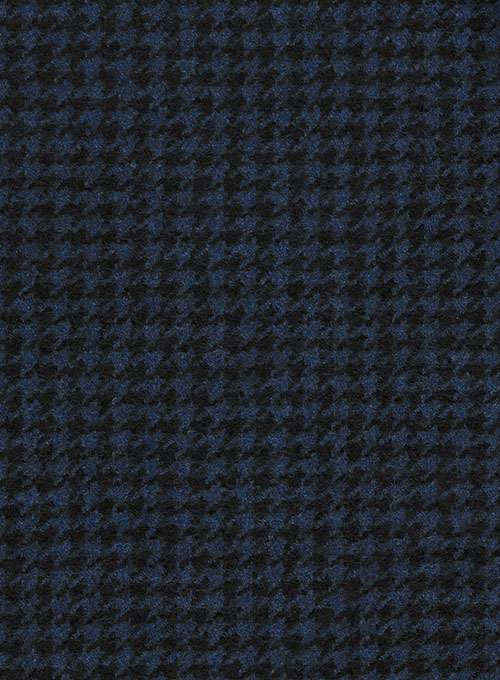 Houndstooth Dark Blue Tweed Suit