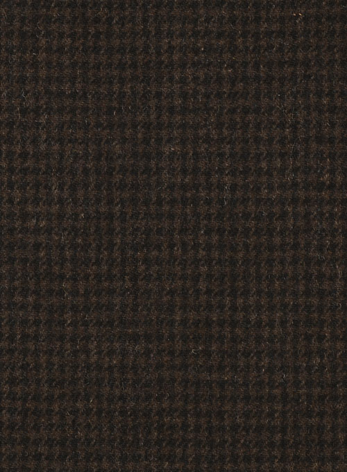 Houndstooth Dark Brown Tweed Suit