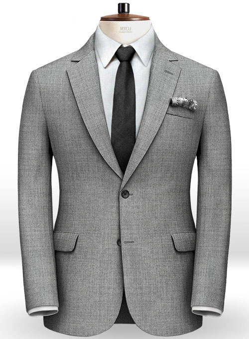 Italian Mid Gray Wool Suit
