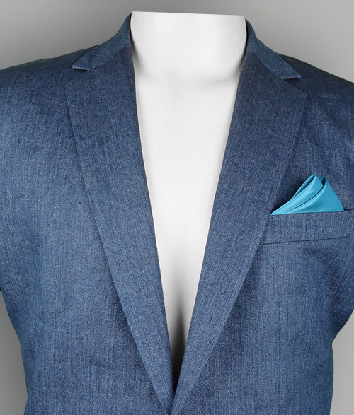 Italian Denim Indigo Linen Jacket