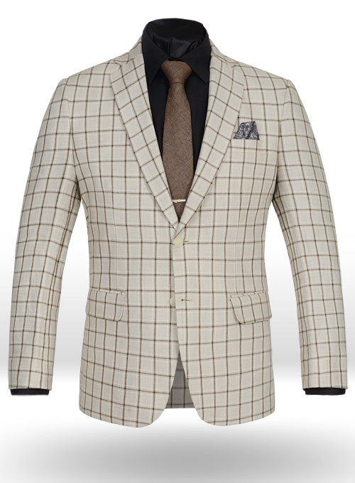 Italian Master Beige Linen Suit - Special Offer