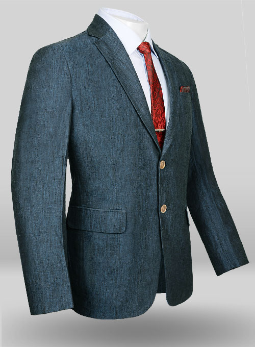 Italian Safarino Linen Unlined Jacket