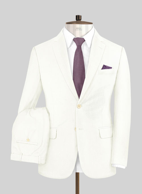 Ivory Wool Suit