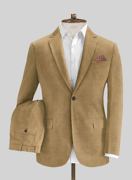Khaki Corduroy Suit