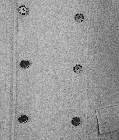 Plain Gray Tweed Overstyle Jacket