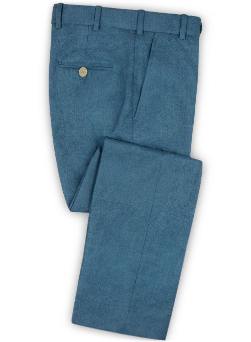 Light Weight Bar Blue Tweed Suit