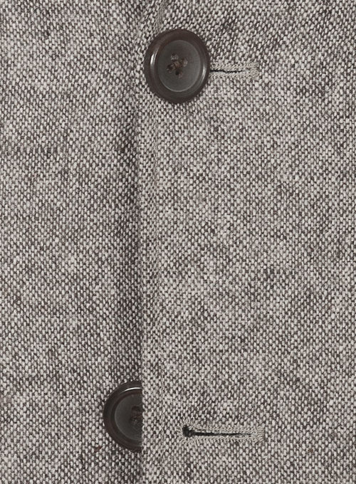 Light Weight Brown Tweed Danish Style Sports Coat - Click Image to Close