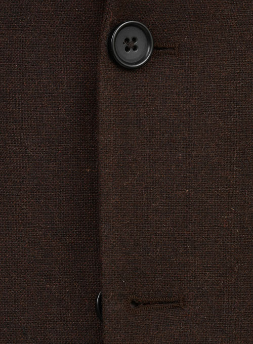 Light Weight Deep Brown Tweed Suit