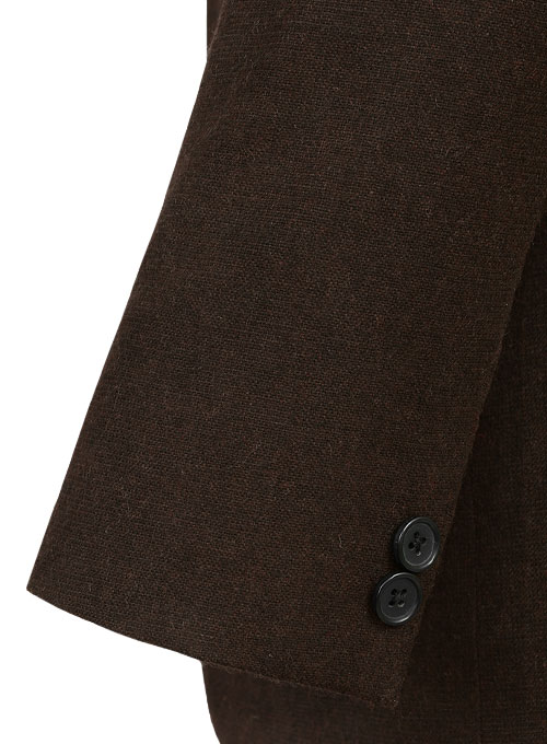Light Weight Deep Brown Tweed Suit