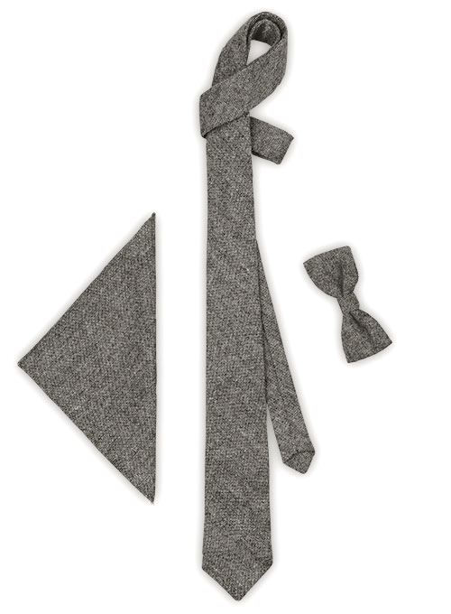 Light Weight Dark Gray Tweed Combo Pack - Click Image to Close