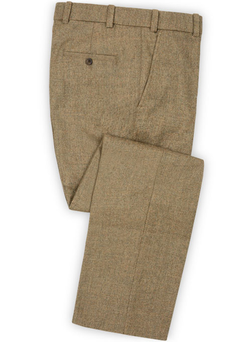 Light Weight Melange Brown Tweed Suit - Special Offer