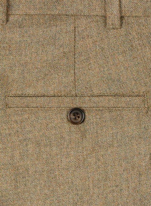 Light Weight Melange Brown Tweed Suit - Click Image to Close