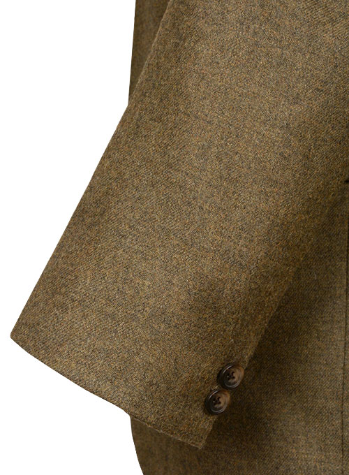 Light Weight Rust Brown Tweed Jacket - 40R