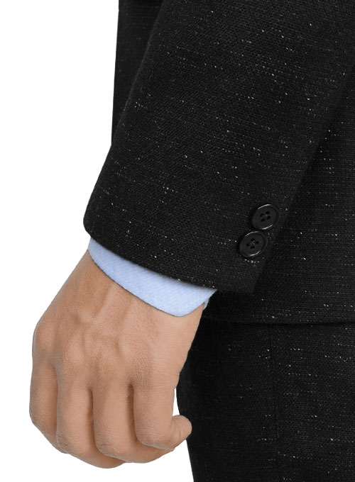 Light Weight Twilight Black Tweed Suit