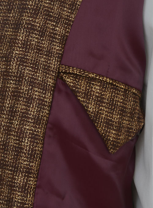 Maze Brown Tweed Danish Style Sports Coat