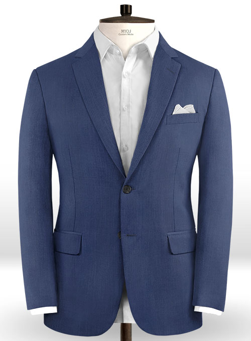 Napolean Bottle Blue Wool Suit