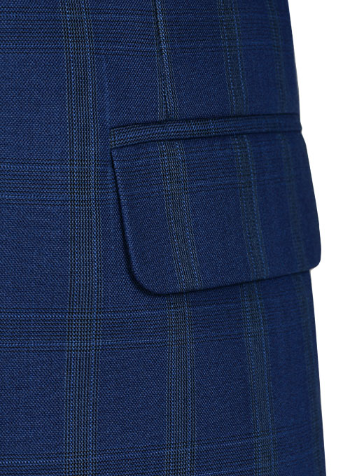 Napolean Blue Club Wool Suit