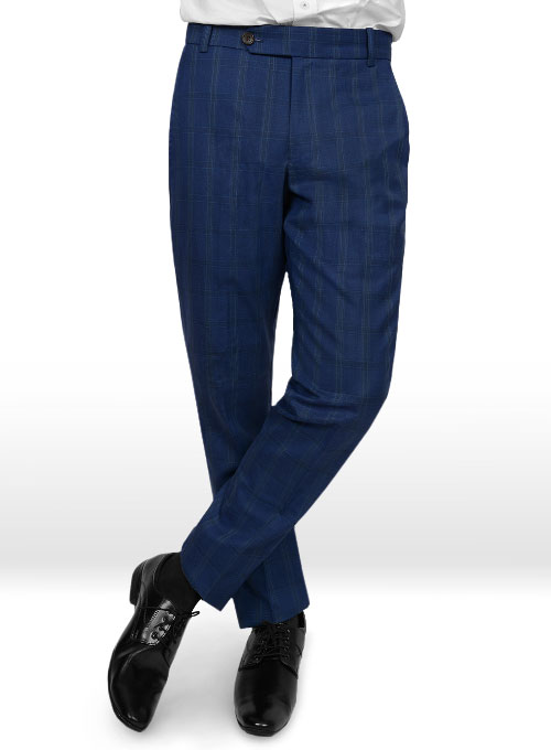 Napolean Blue Club Wool Suit