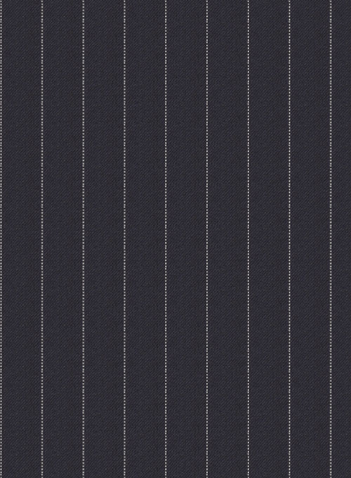 Napolean Chalk Stripe Blue Wool Suit