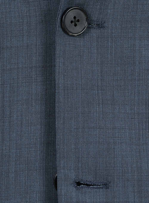 Napolean Fine Blue Wool Suit