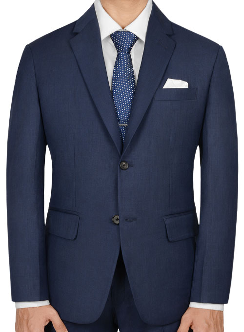 Napolean Mimosa Blue Wool Suit