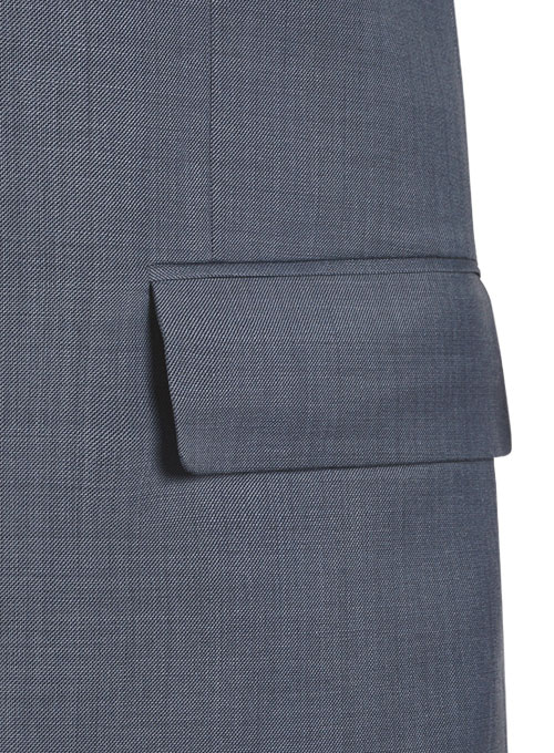Napolean Powder Blue Sharkskin Wool Suit - Click Image to Close