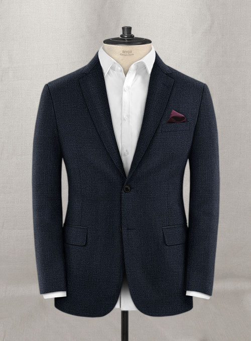 Pinhead Wool Blue Suit