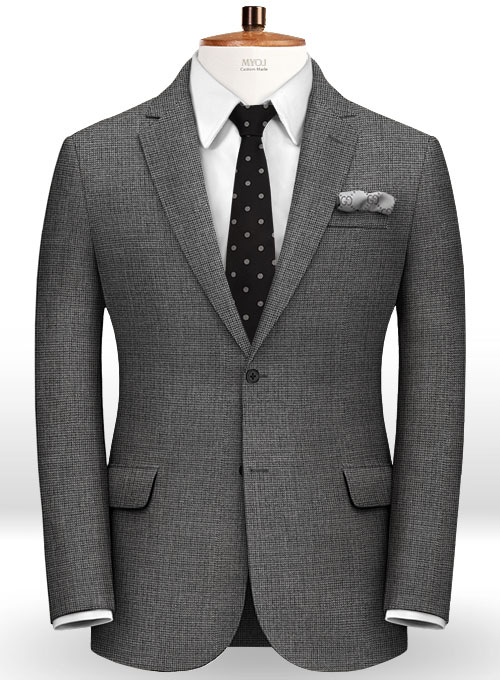 Pinhead Wool Gray Suit