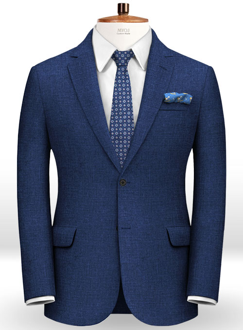 Pinhead Wool Royal Blue Suit