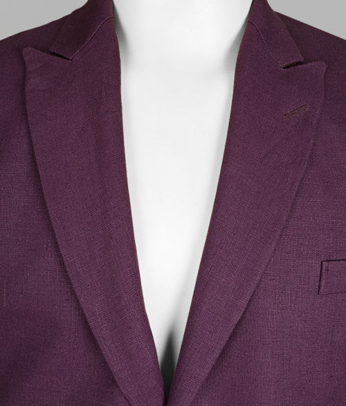 Polish Purple Pure Linen Jacket