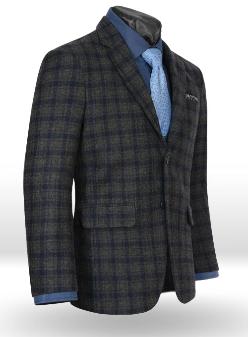 Porter Blue Tweed Suit