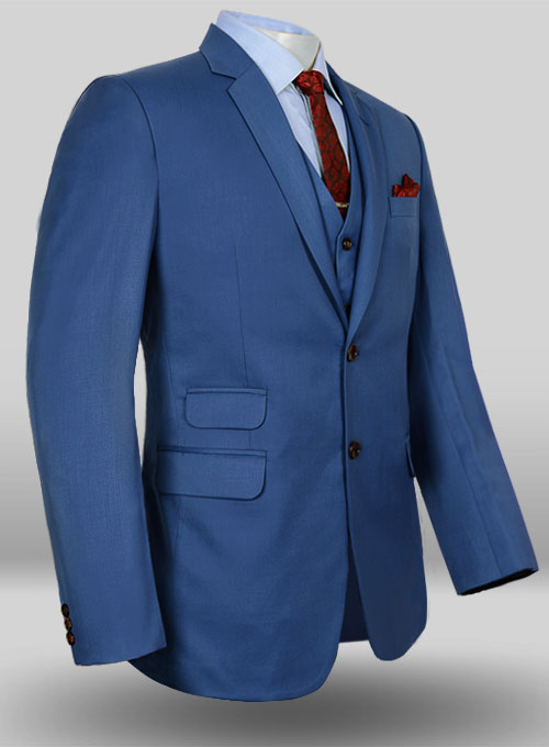 Power Blue Wool Suit