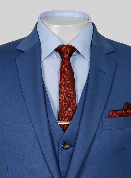 Power Blue Wool Suit