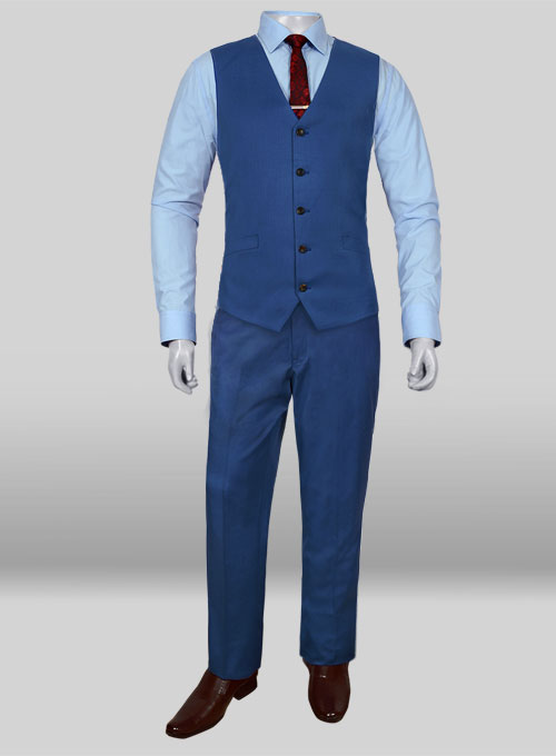 Power Blue Wool Suit