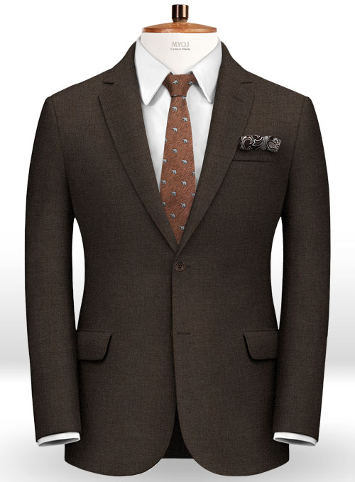Prince Wool Brown Suit